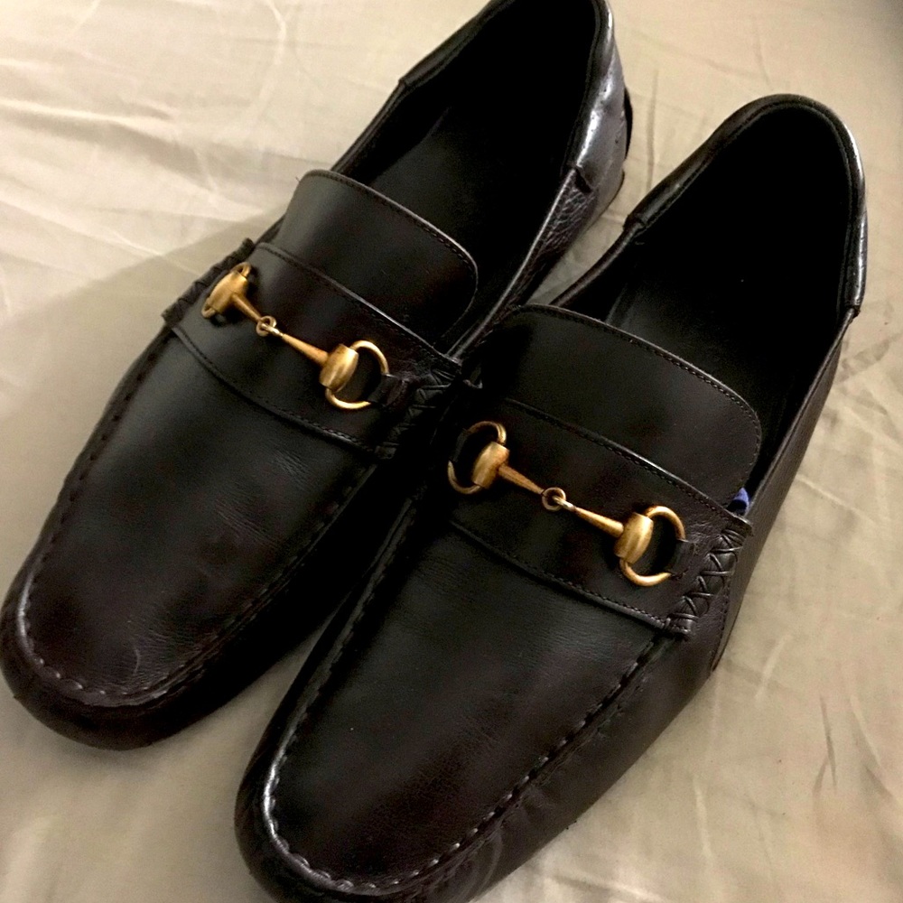 GUCCI Men’s Brown Leather Shoes - Picture 1 of 8